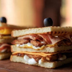 Silver leaf sandbich