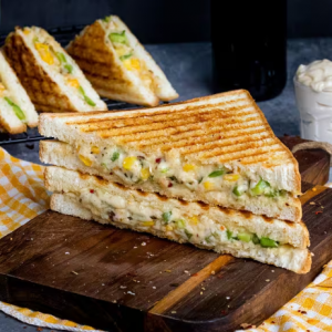 Fast food burger with tasty sandbich